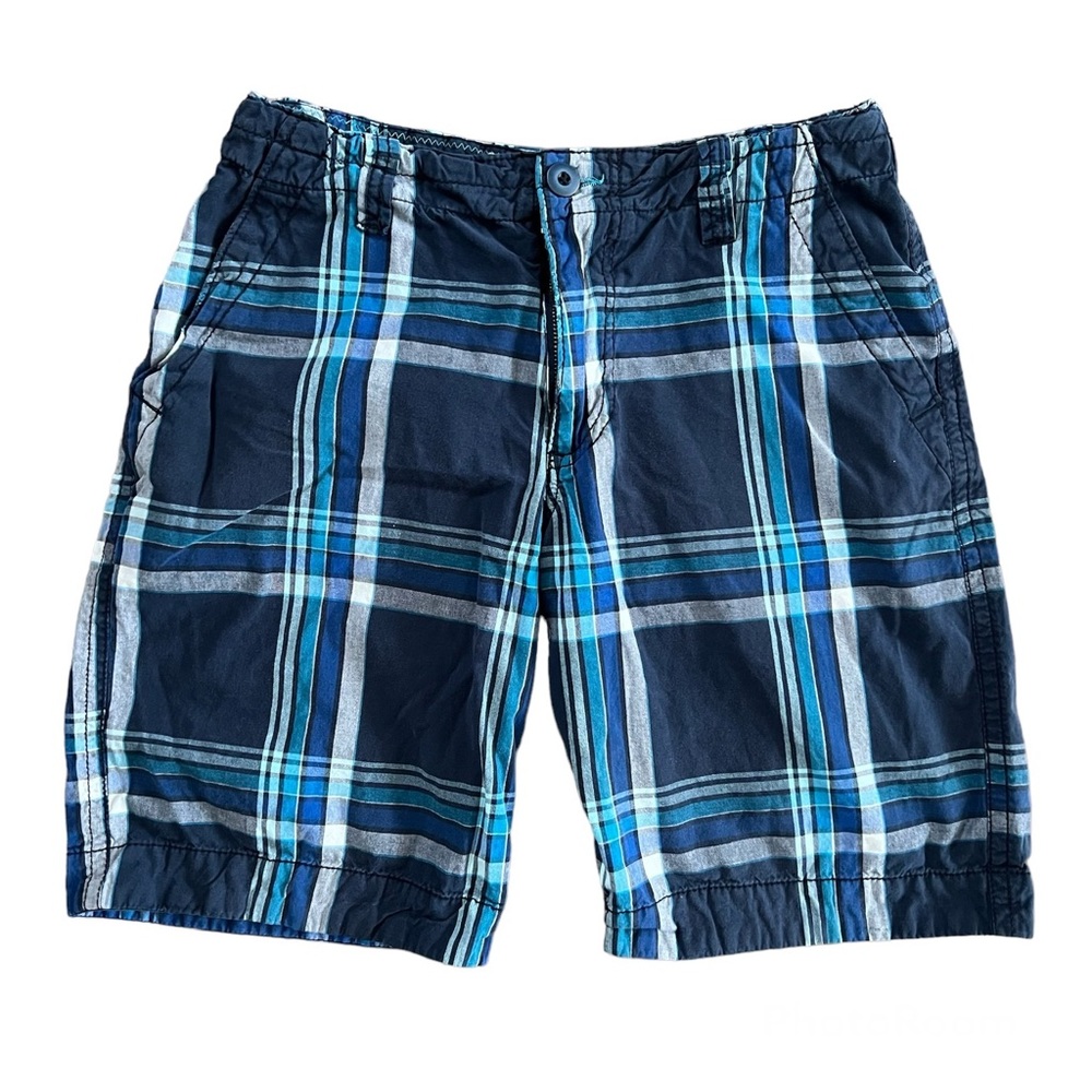Men's Aeropostale 1987 Blue Plaid Shorts / Size 31